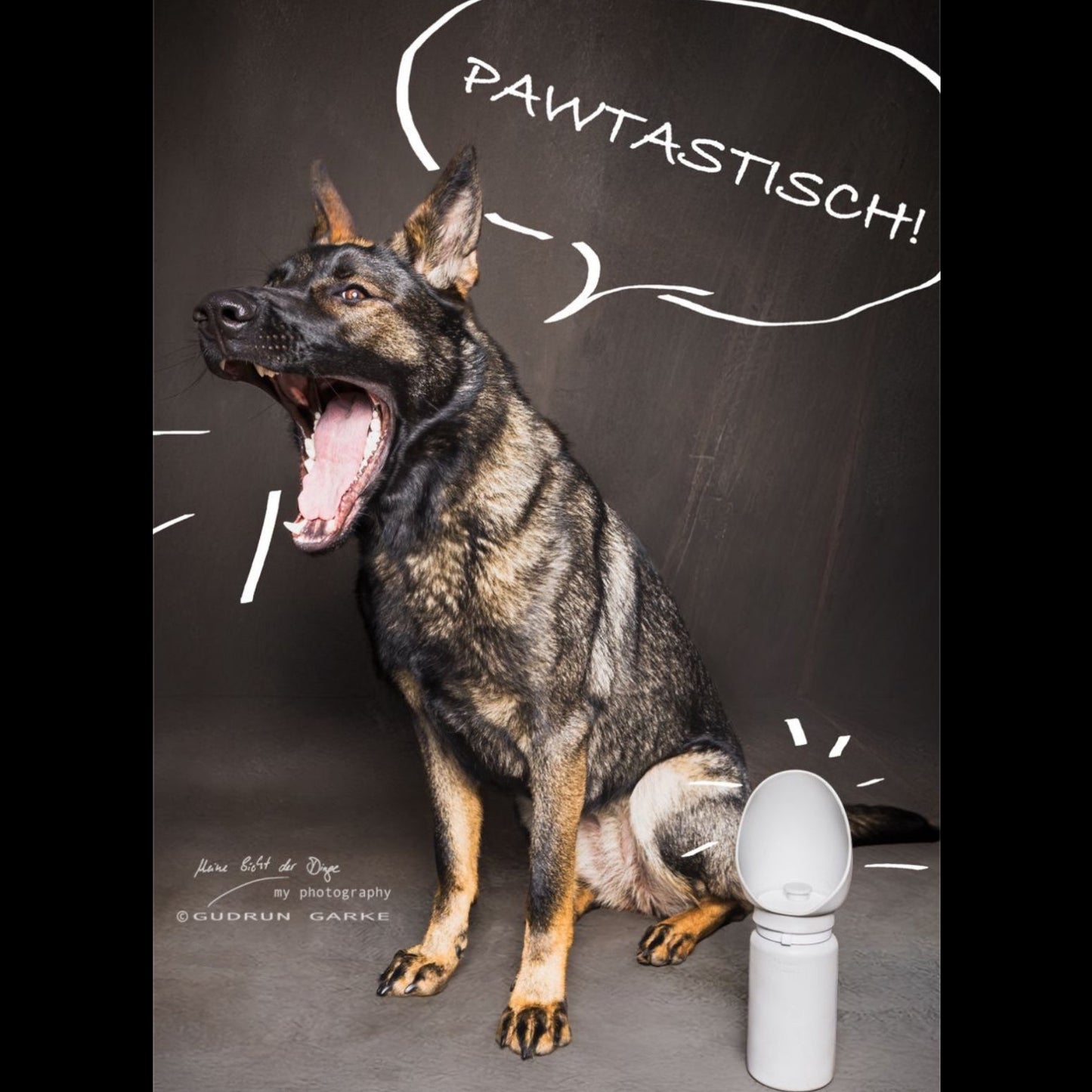 Lautlose Silikon Wasserflasche