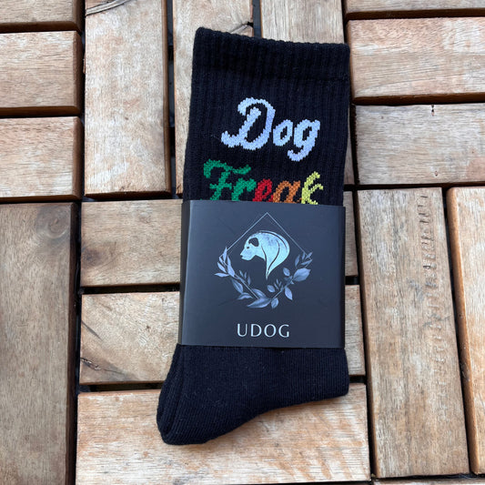 Socken - "Dog Freak" schwarz
