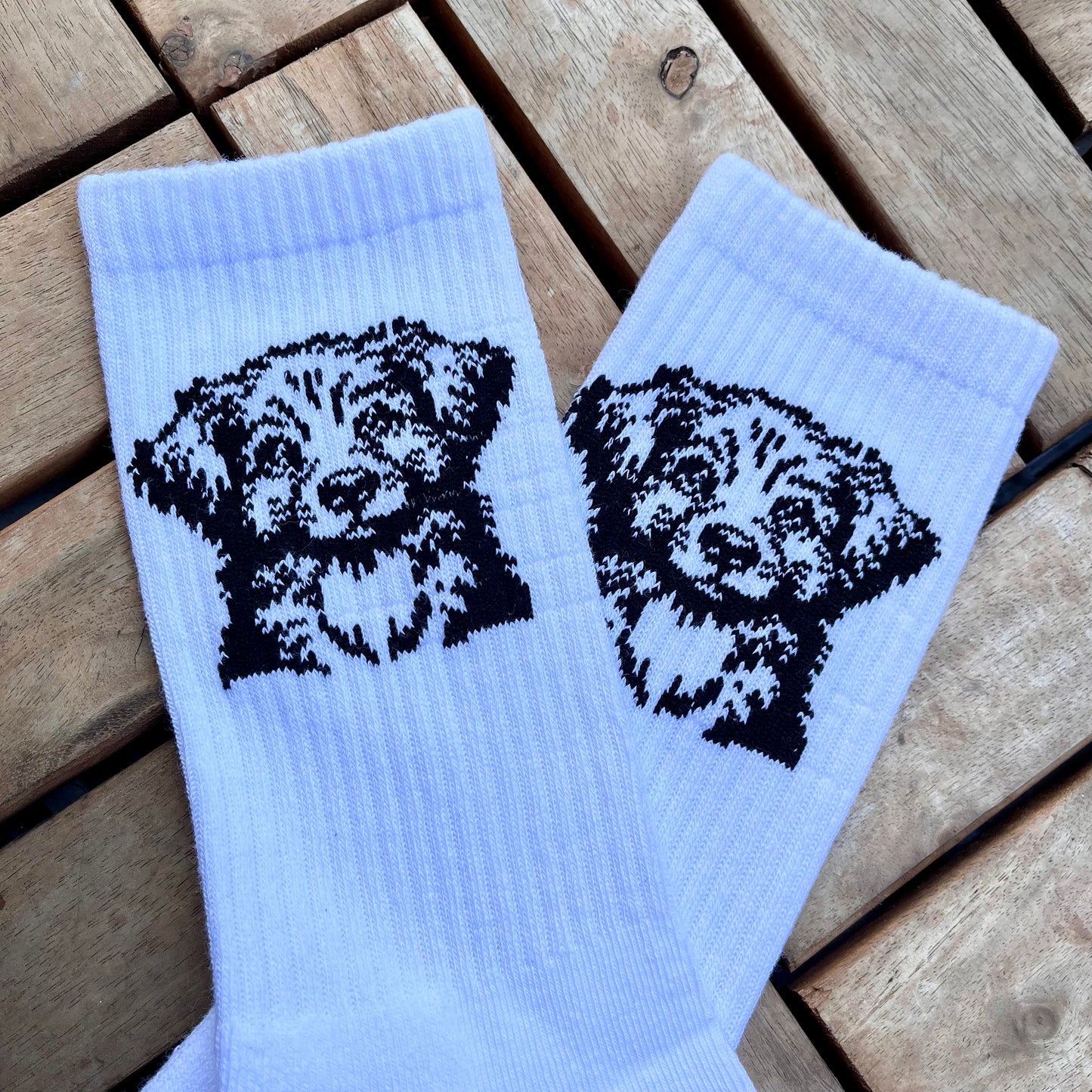 Socks - "The Walking Dog" white