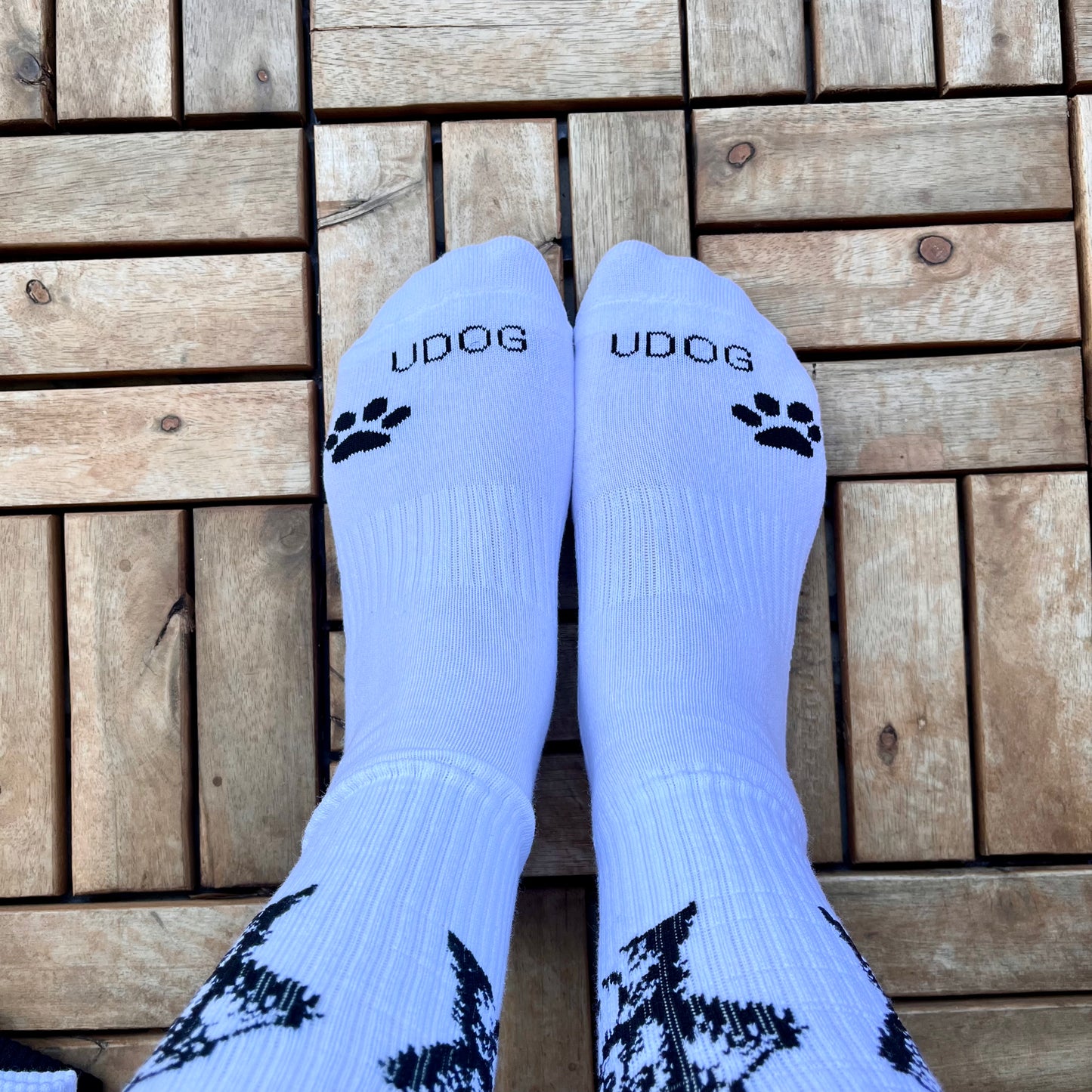 Socks - "The Walking Dog" white