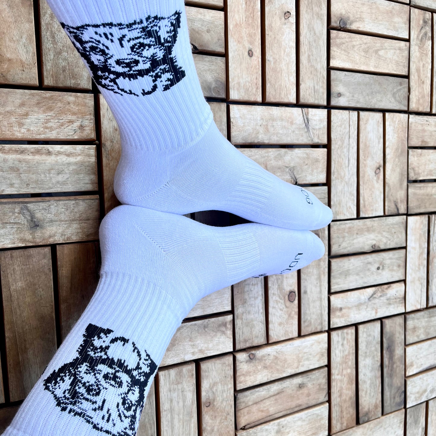 Socks - "The Walking Dog" white