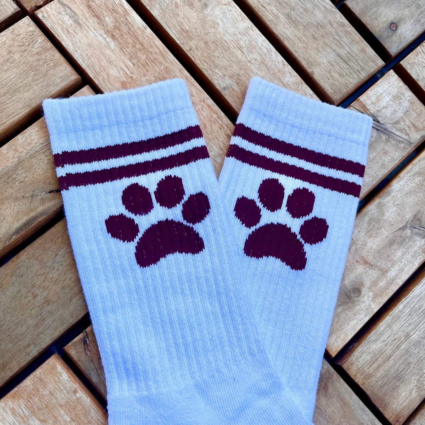 Socks - "The Walking Dog" white