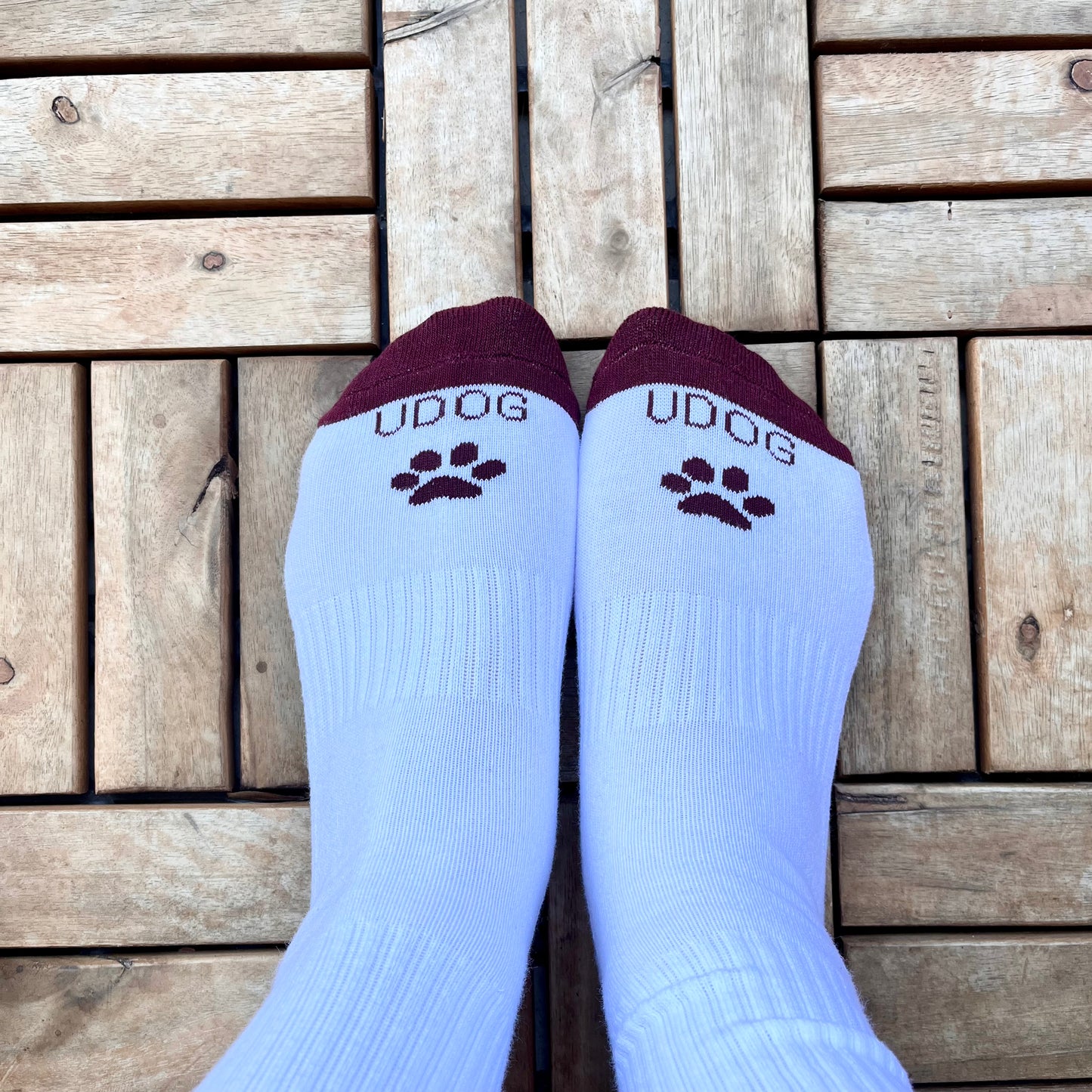 Socks - "The Walking Dog" white