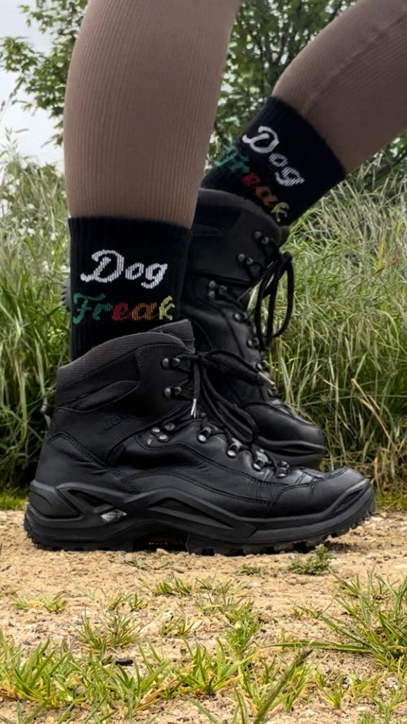 Socks - "Dog Freak" black