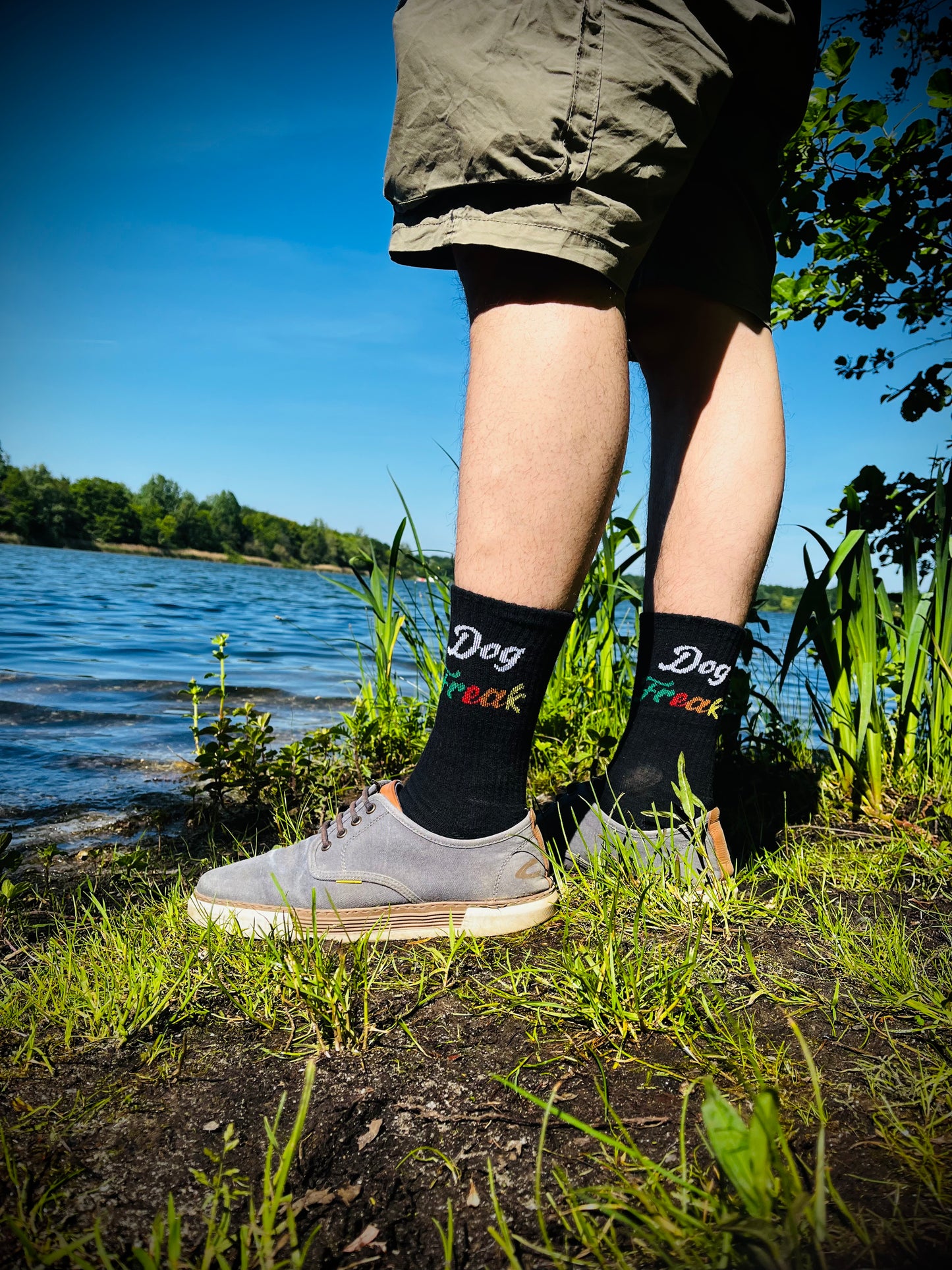 Socks - "Dog Freak" black