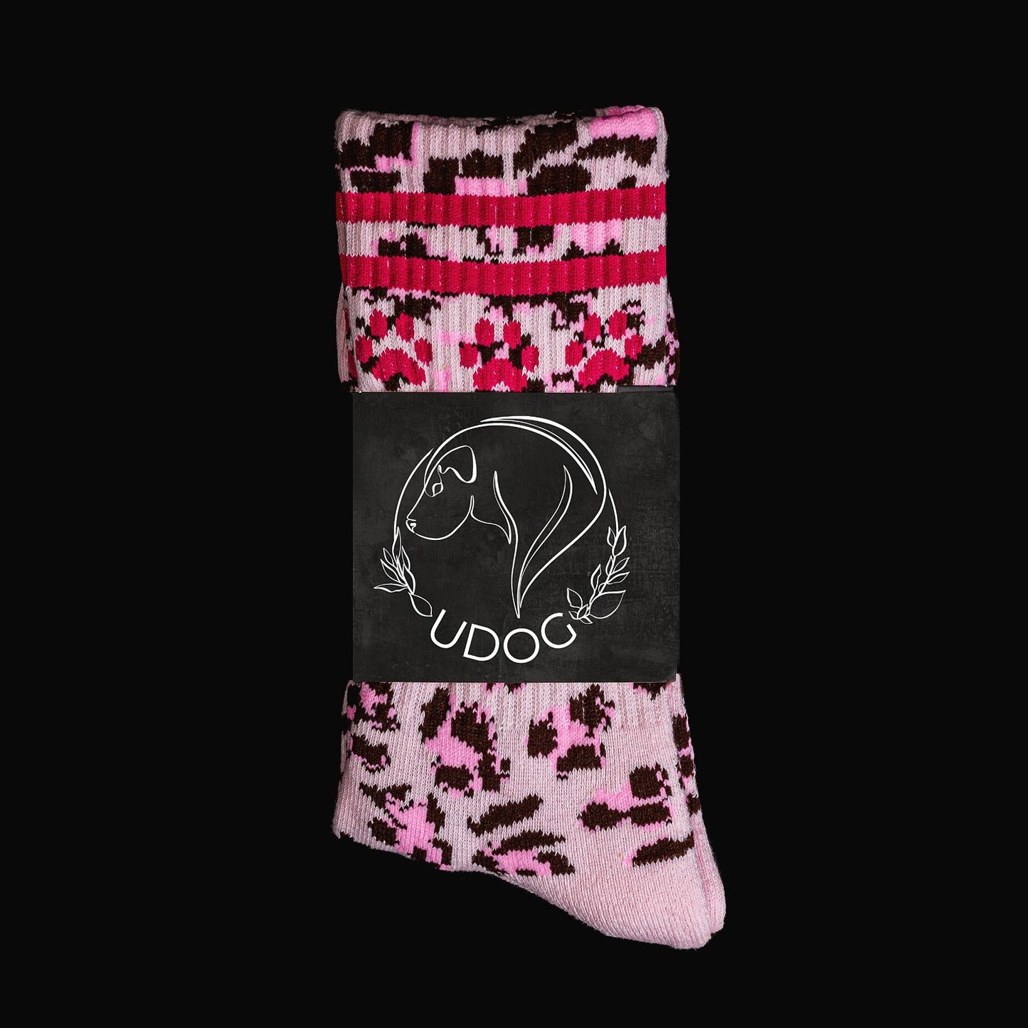 Socken - "Leo - rosa“