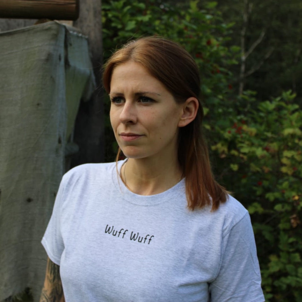 Shirt "Wuff Wuff" - grau