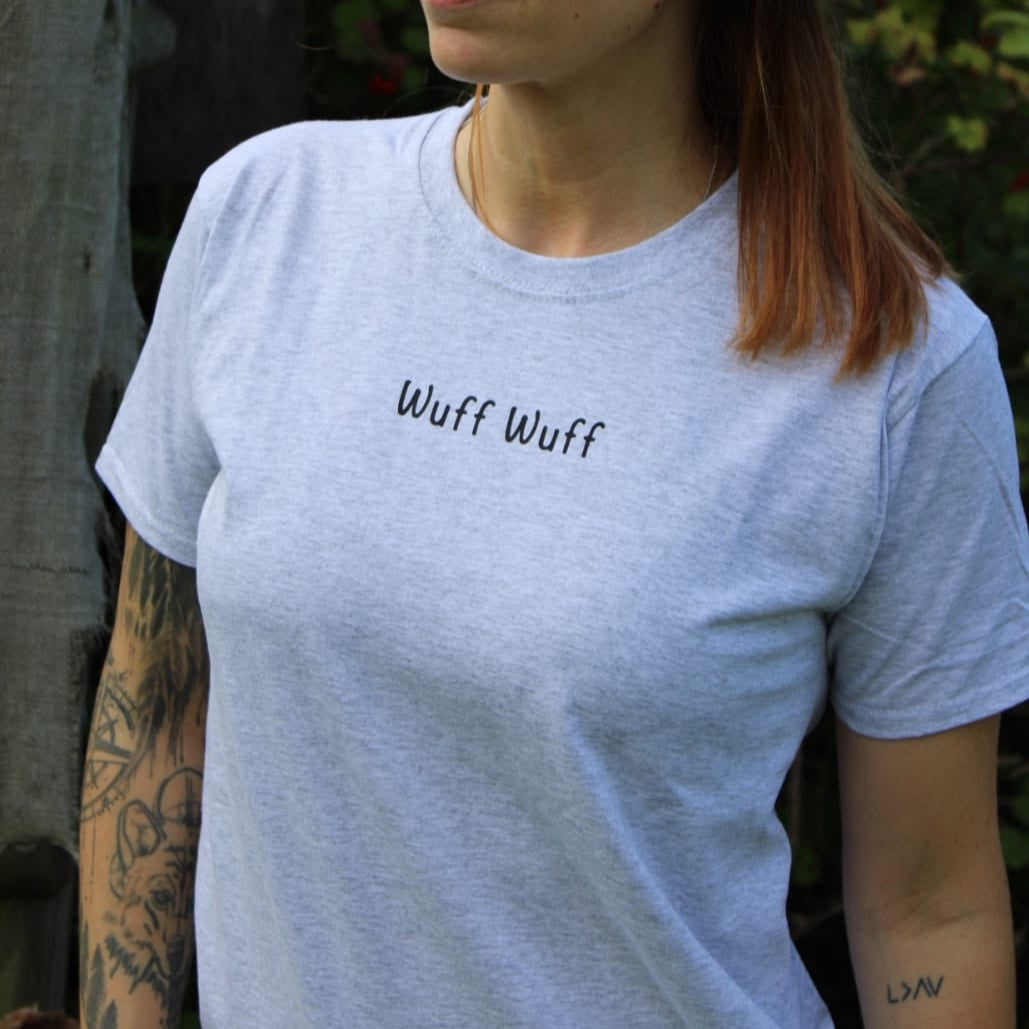 Shirt "Wuff Wuff" - grau