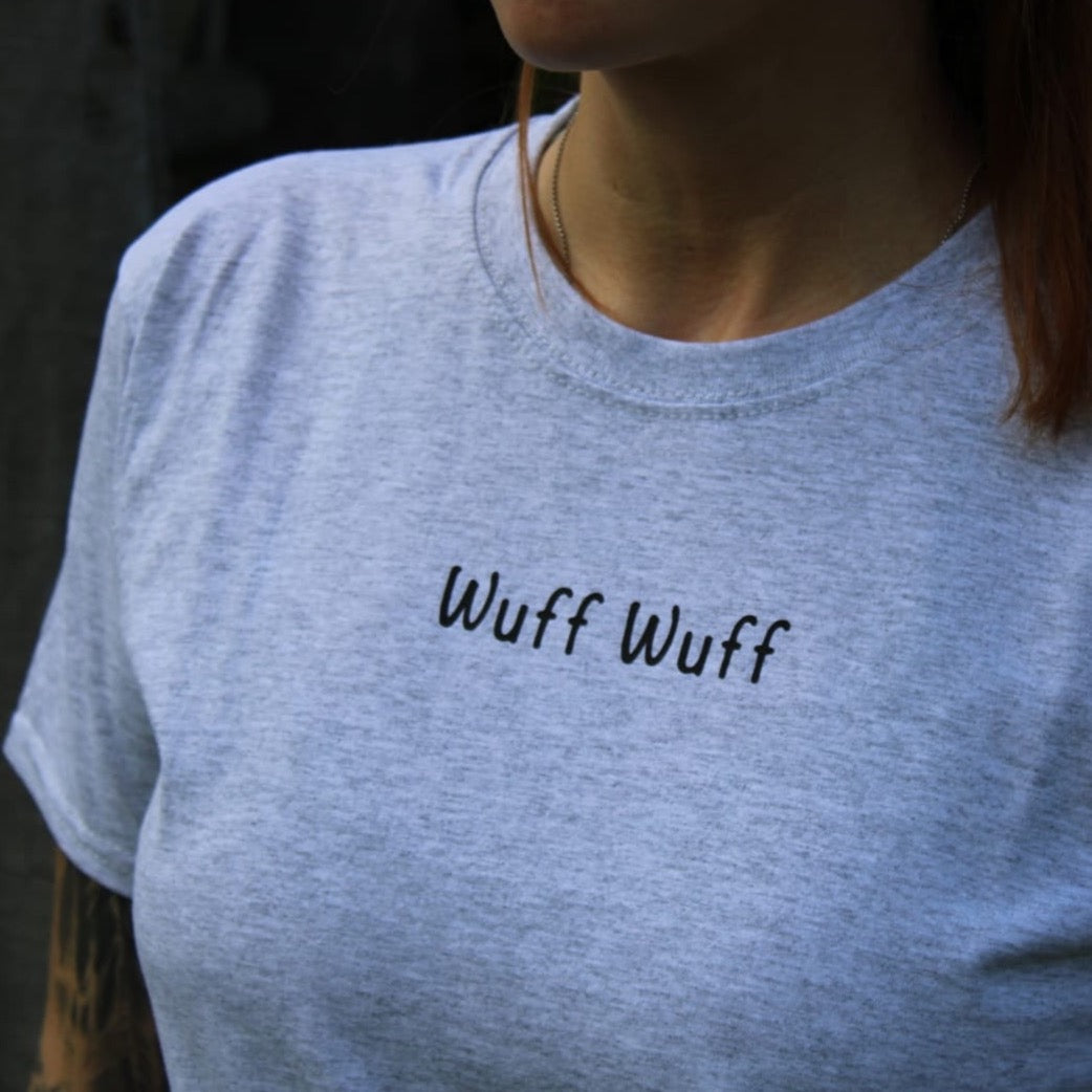 Shirt "Wuff Wuff" - grau