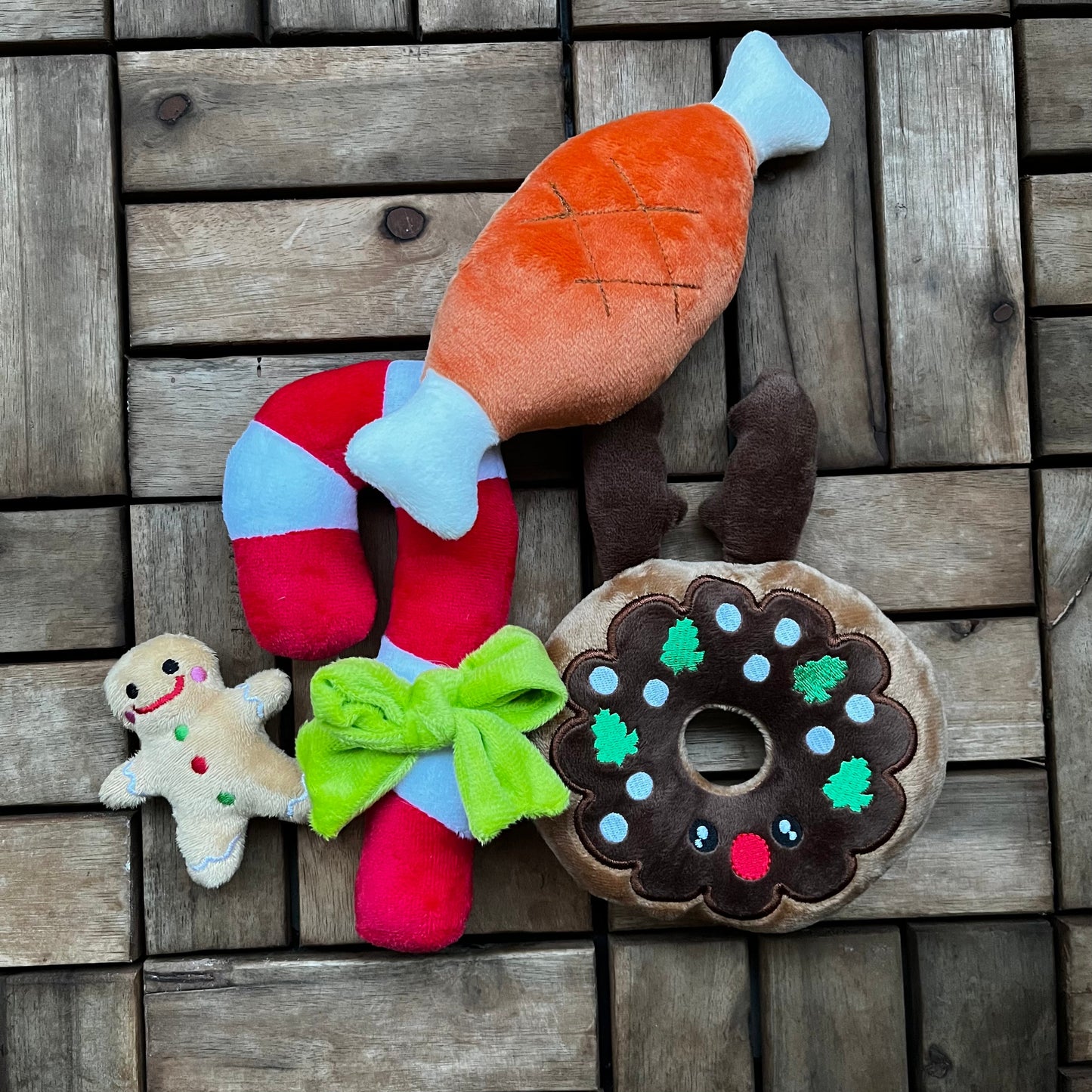 Toy reindeer donut