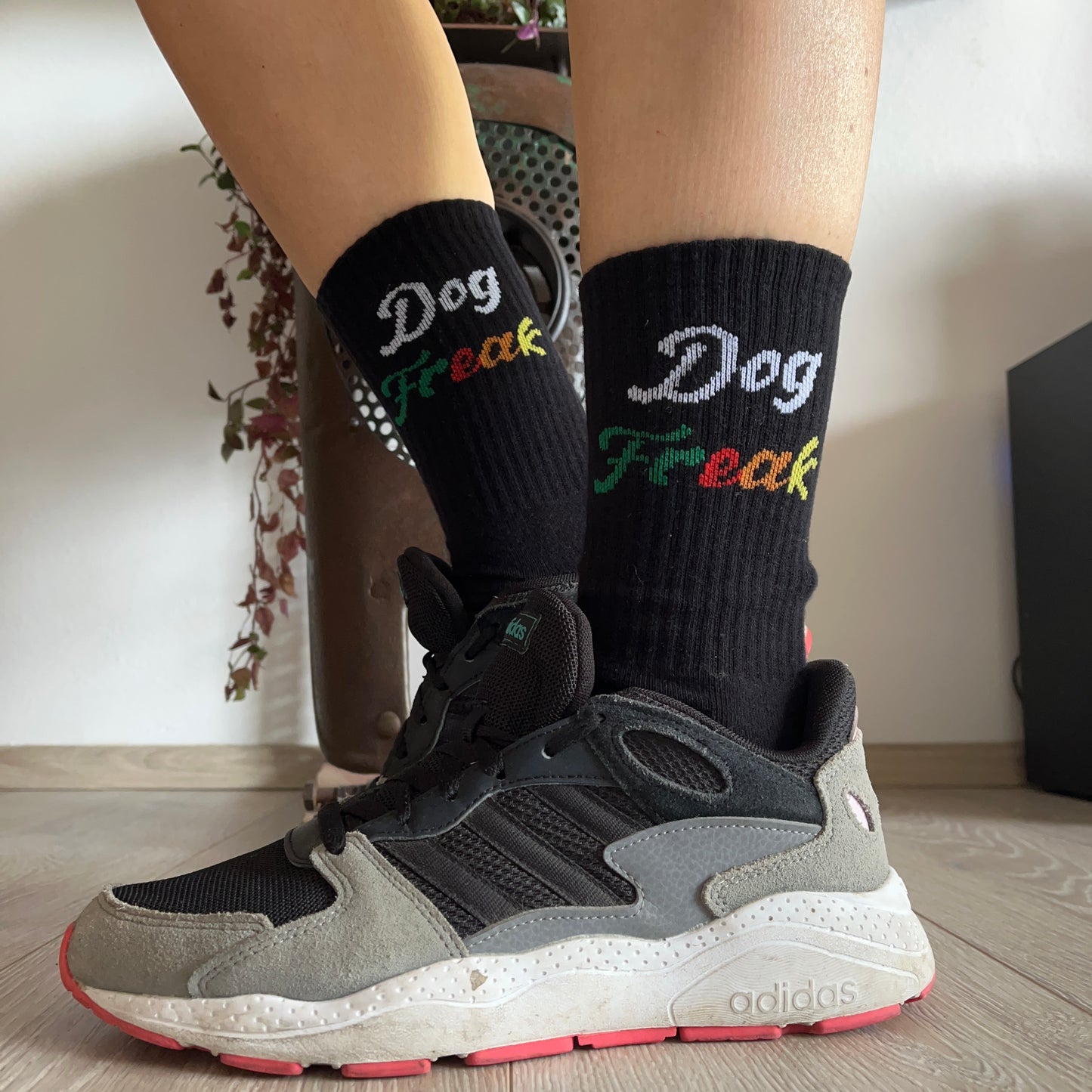 Socken - "Dog Freak" schwarz