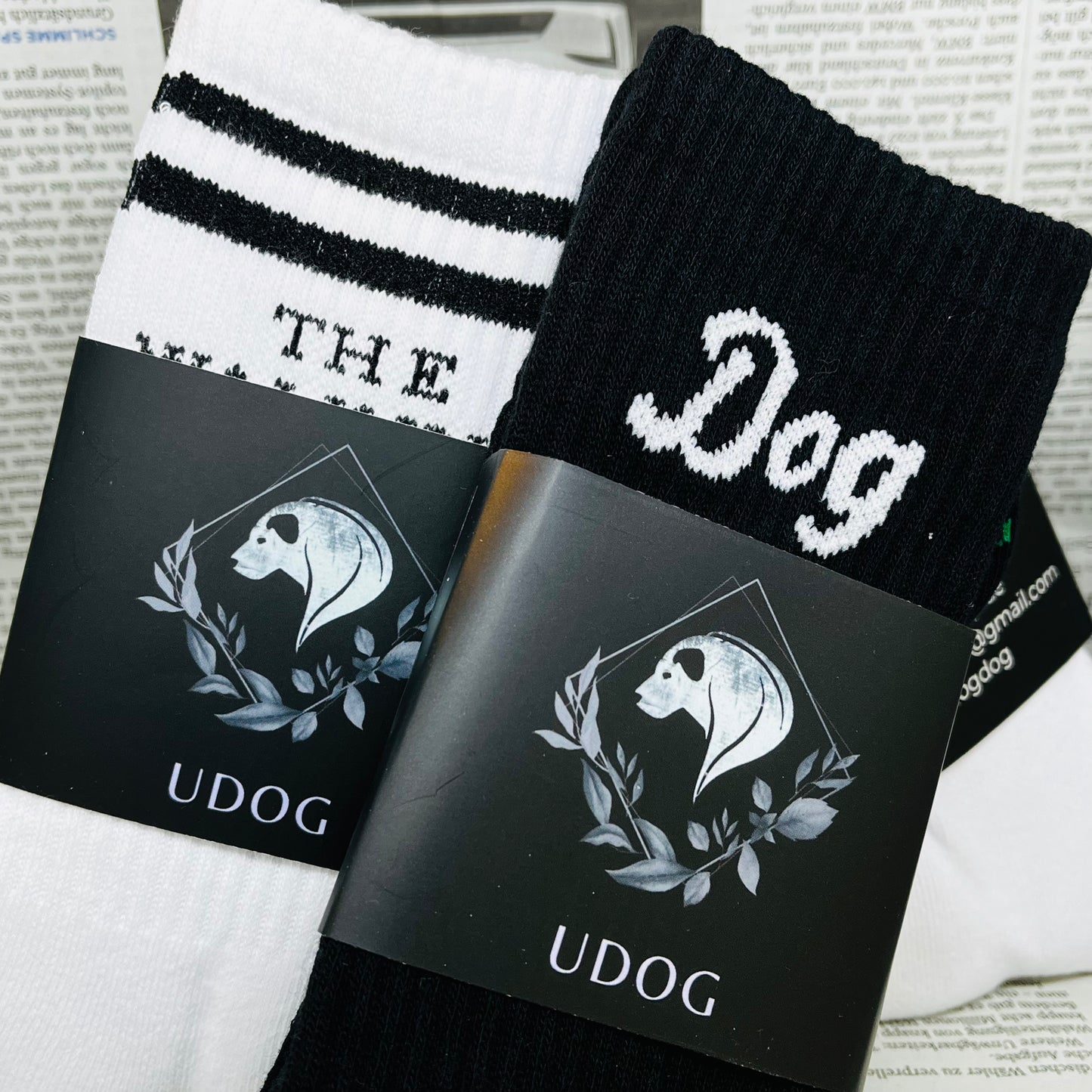 Socken - "Dog Freak" schwarz