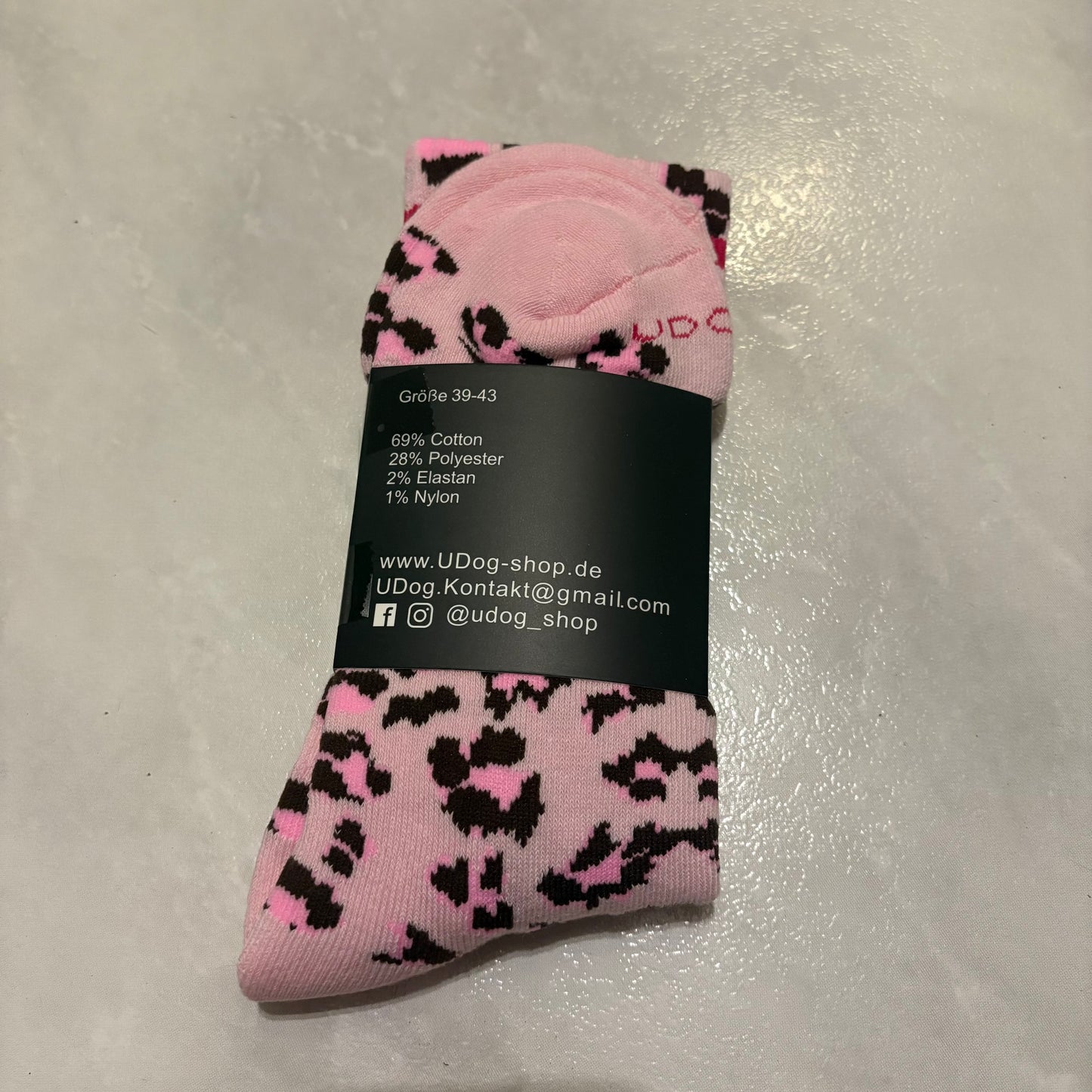 B-Ware - Socken - "Leo rosa“