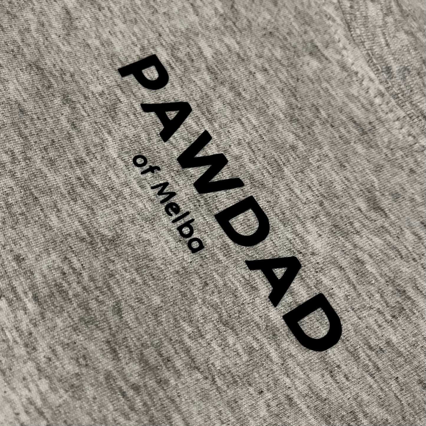 Shirt "PAWDAD" - gray - customizable