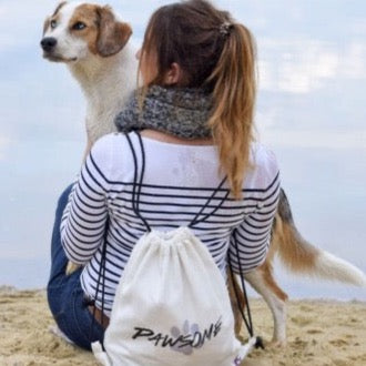 Pawsome canvas bag