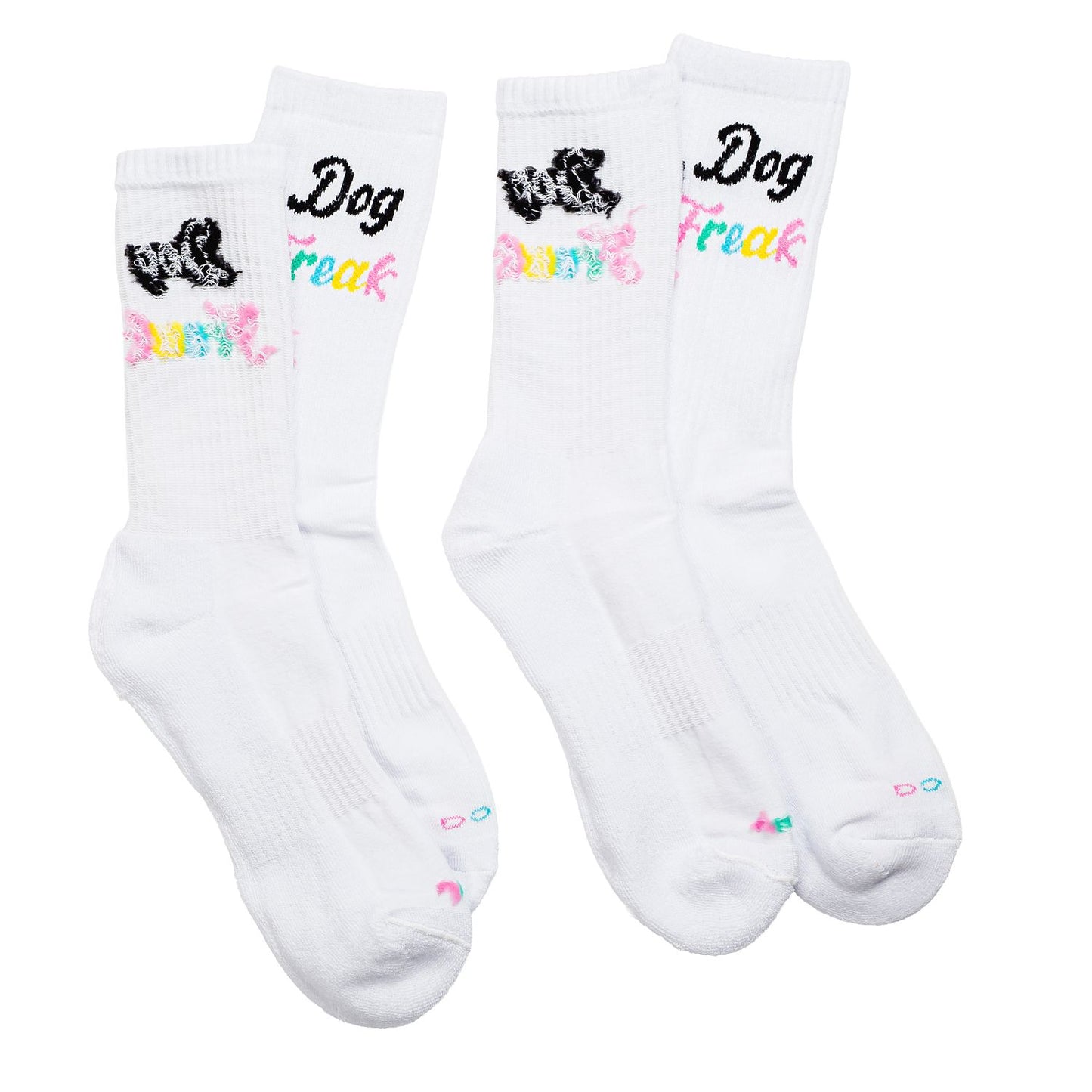 Socks - "Dog Freak" white