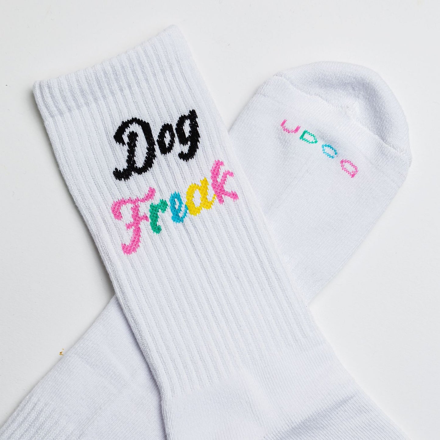Socks - "Dog Freak" white