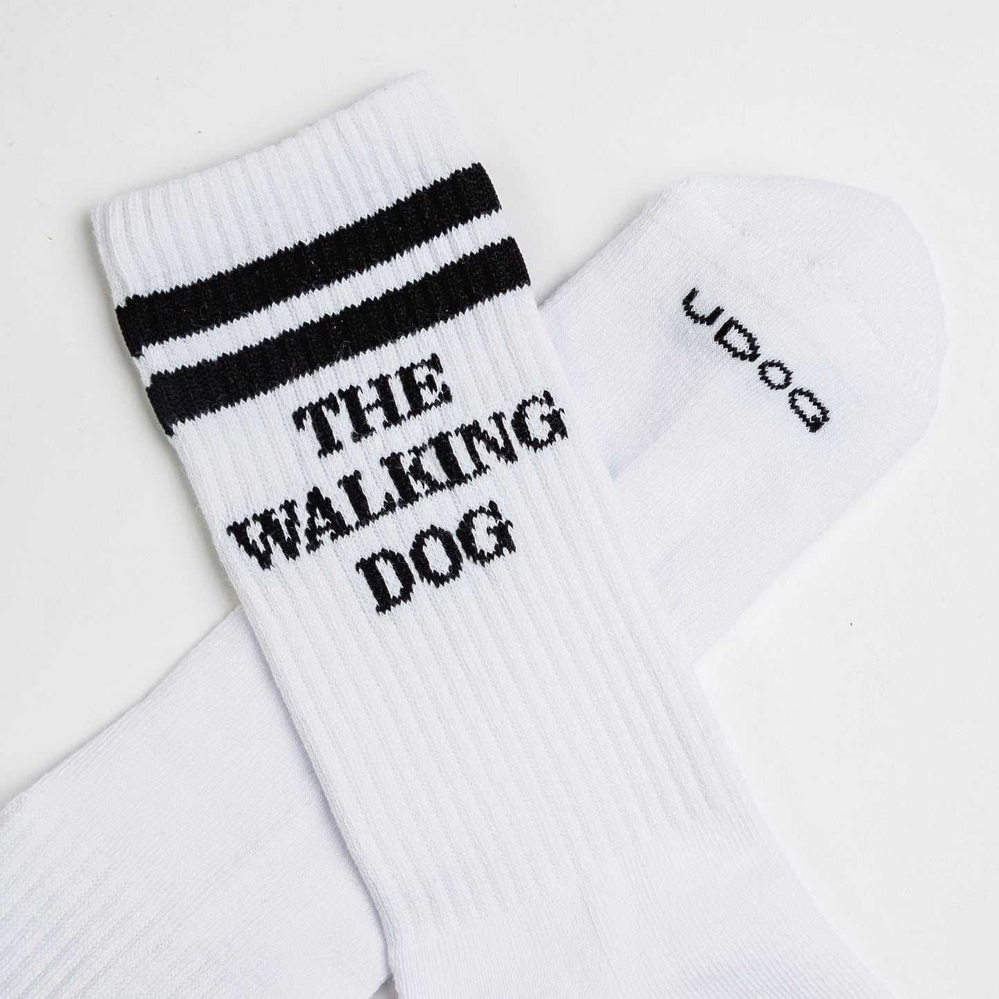 Socken - "The Walking Dog" weiß
