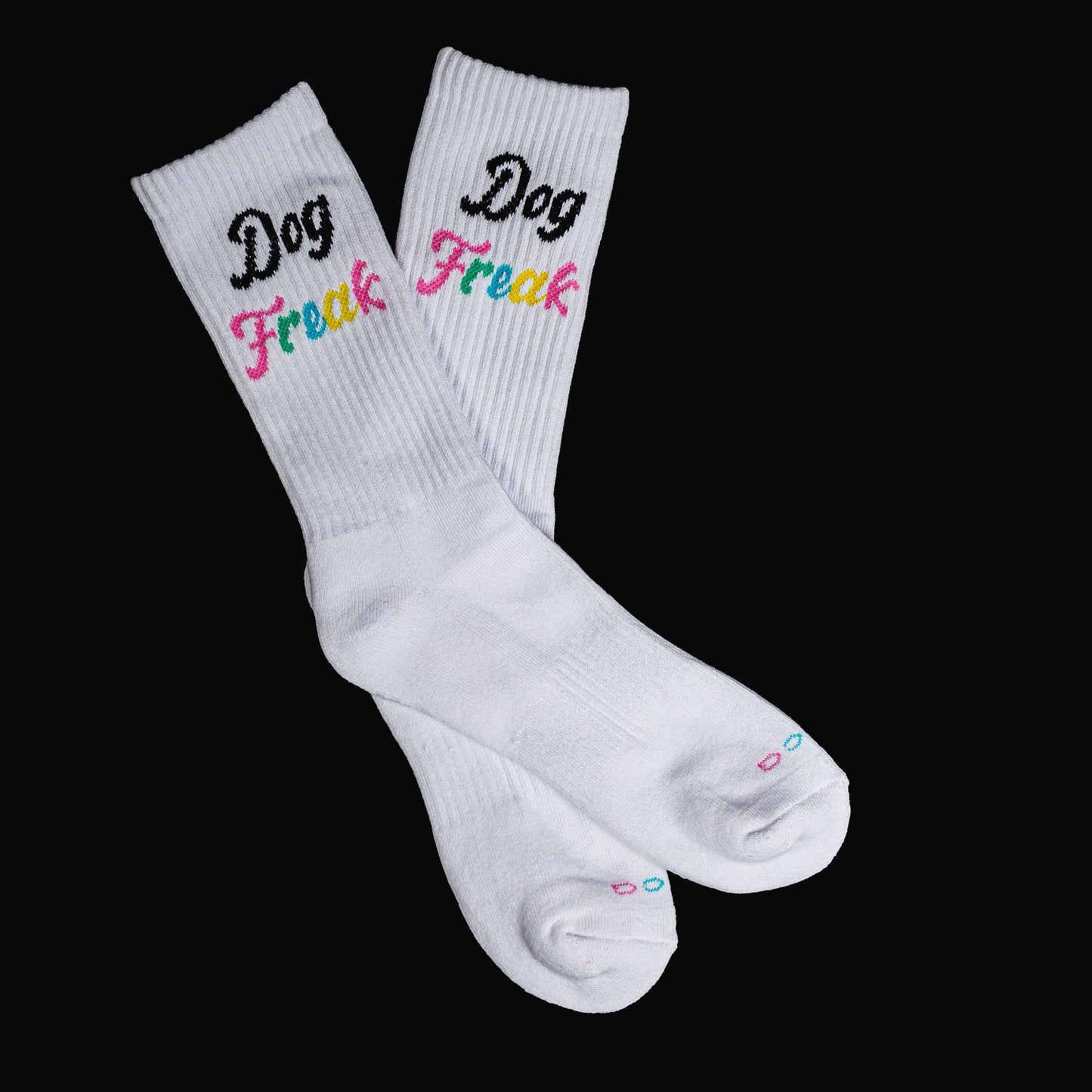 Socks - "Dog Freak" white