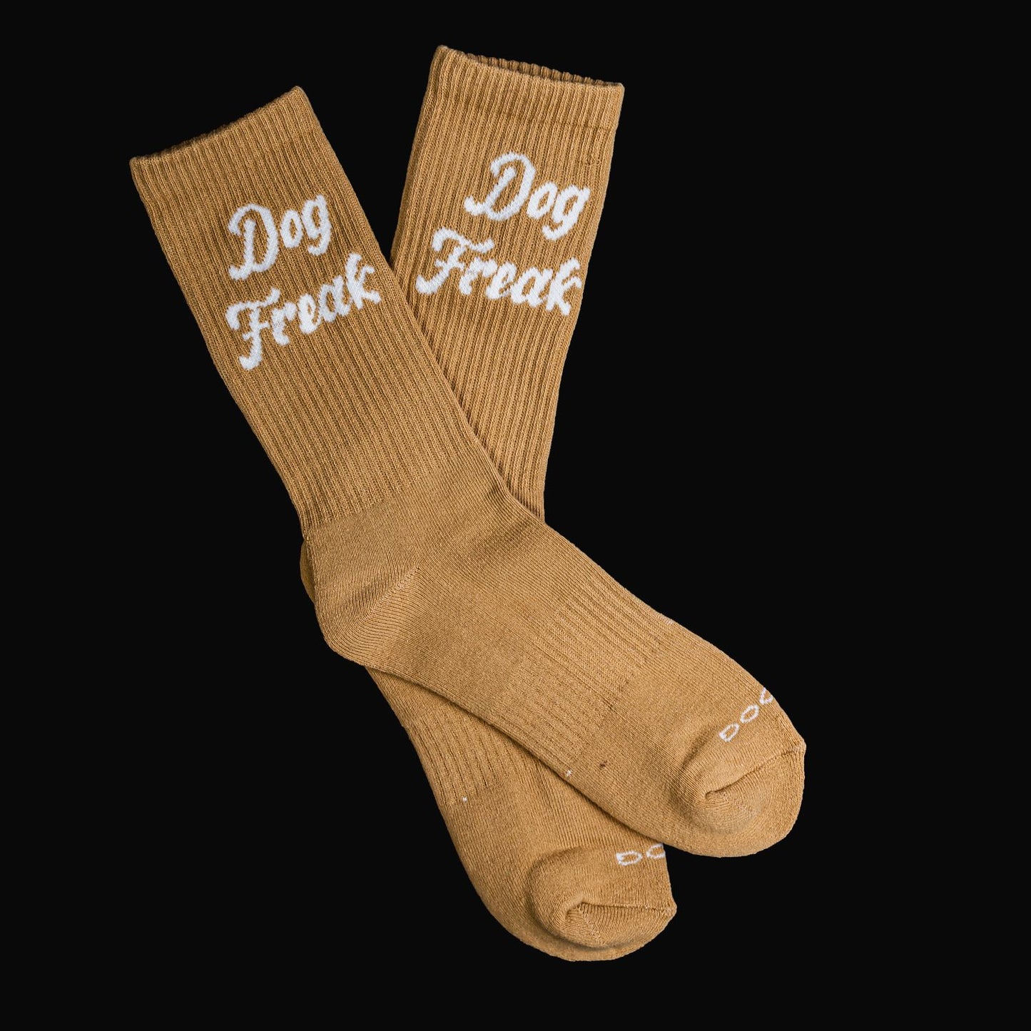 Socken - "Dog Freak" beige